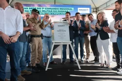 Ratinho Junior inaugura estruturas que integram as forças de segurança e modernizam a perícia técnica no interior do Estado