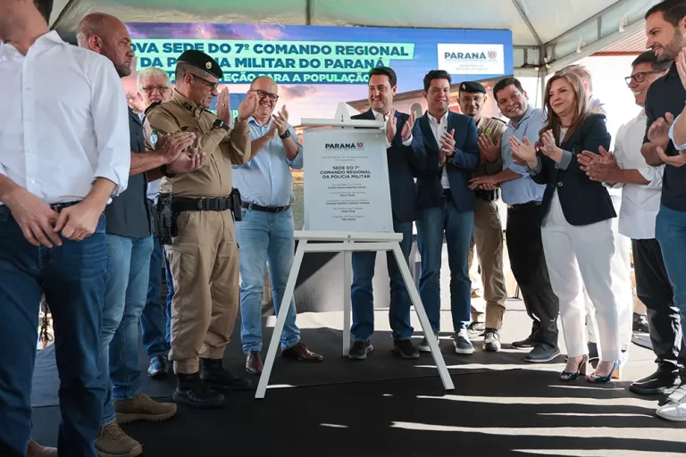 Ratinho Junior inaugura estruturas que integram as forças de segurança e modernizam a perícia técnica no interior do Estado