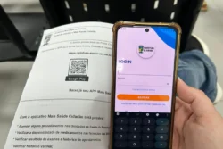 O aplicativo funciona como um prontuário digital seguro