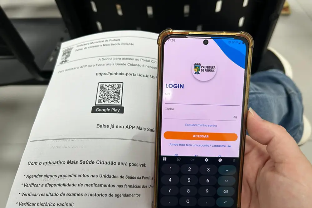 Aplicativo Mais Saúde Cidadão moderniza atendimento em Pinhais 5 O aplicativo funciona como um prontuário digital seguro