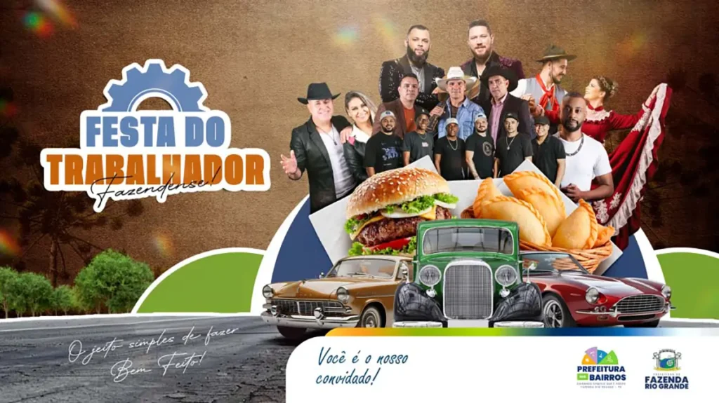 Prefeitura de Fazenda Rio Grande celebra 1º de Maio com serviços e shows 7 Praça Brasil recebe estrutura completa para atender trabalhadores de Fazenda Rio Grande no feriado de maio