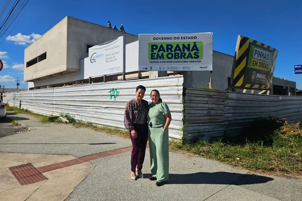 Nova USF Tebas em Pinhais: Obras avançam com emenda da deputada Marli Paulino 3 marli paulino