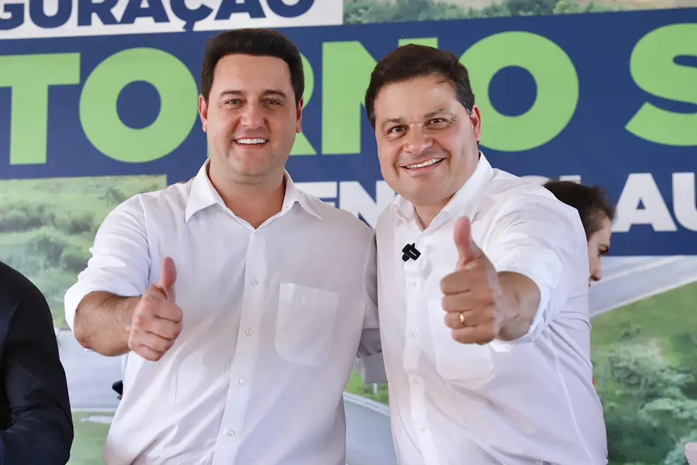 Ratinho Junior indica Sandro Alex como sucessor ao Governo do Paraná 1 sandro-alex-e-ratinho