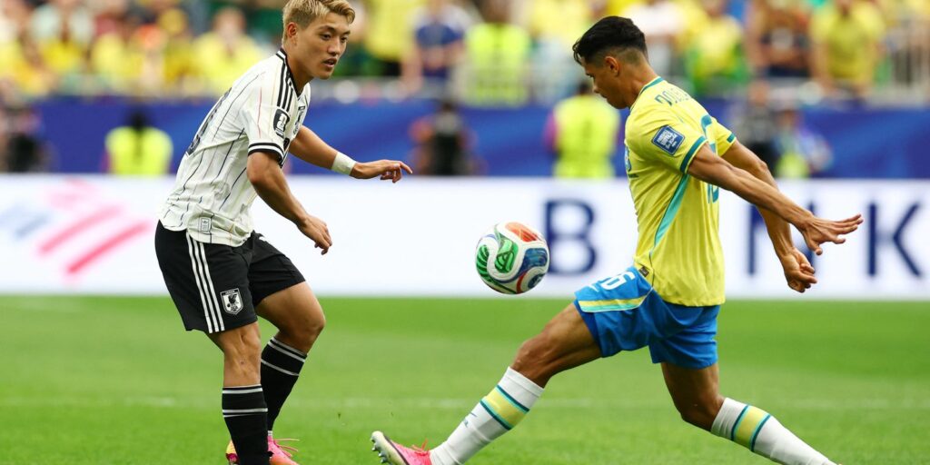 2026 06 29t182259z 553752535 up1em6t1f29m4 rtrmadp 3 soccer worldcup bra jpn Repercussão da vitória do Brasil: Ancelotti e Anime na Mídia Mundial