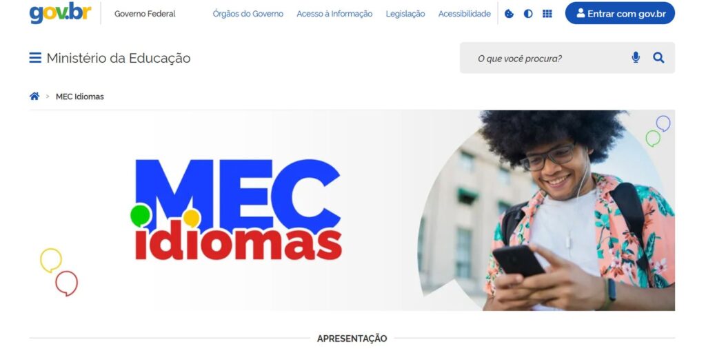 MEC Idiomas: Aprenda inglês e espanhol gratuitamente 7 captura de tela 2026 06 08 123401 copy MEC Idiomas: Aprenda inglês e espanhol gratuitamente