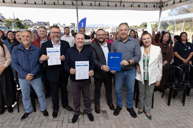 20260701 assinatura quatro barras 139 Sanepar: R$ 3,2 milhões para proteção ambiental em Quatro Barras