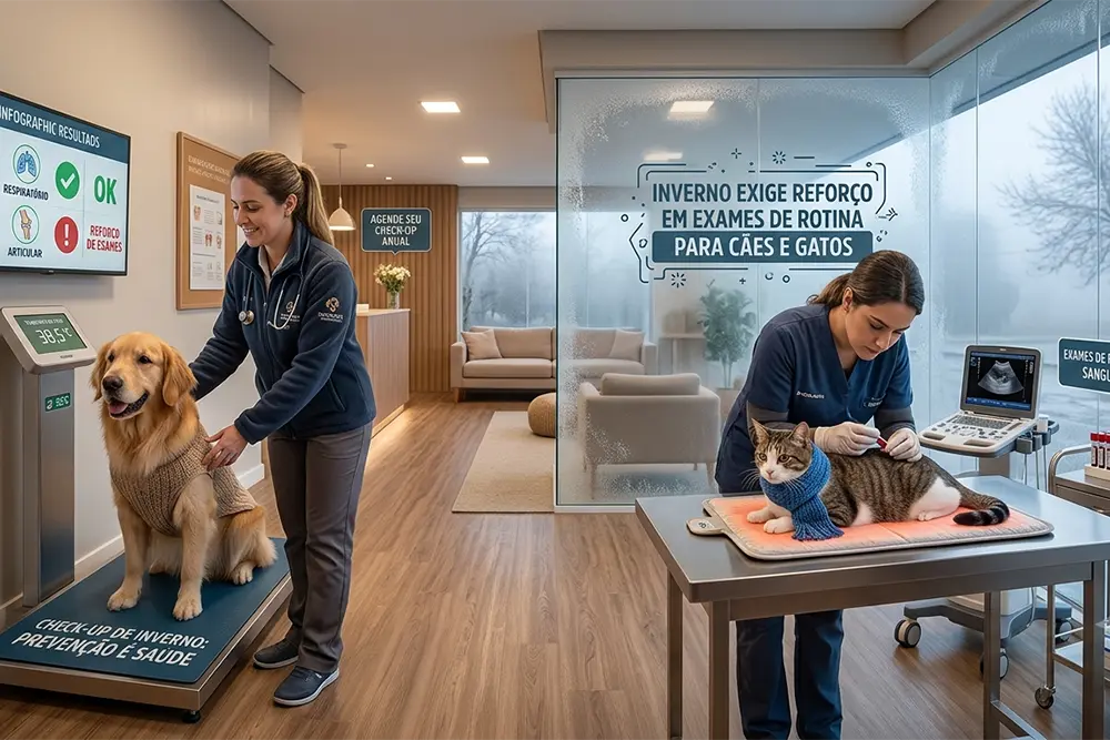 Inverno exige reforço em exames de rotina para cães e gatos 6 Exames de rotina auxiliam veterinários no acompanhamento preventivo