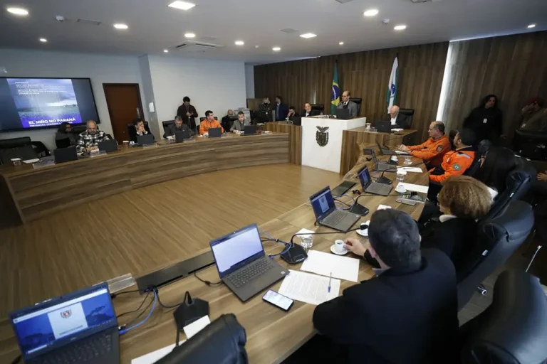 Deputados estaduais, cientistas e autoridades da Defesa Civil debatem medidas preventivas contra tempestades severas no Paraná