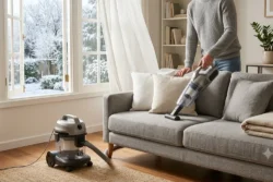 Higienizacao constante de tecidos e ventilação diária evitam o acúmulo de ácaros e o surgimento de mofo nos dias frios