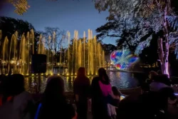 Espaço no Passeio Público conta com projeções e iluminação especial durante o Inverno Encantado