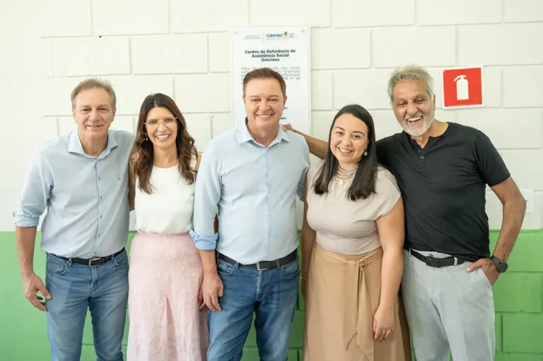 O prefeito Helder Lazarotto e a secretária de Assistência Social, Elis Lazarotto, conduziram a cerimônia de inauguração da nova sede do CRAS Graciosa