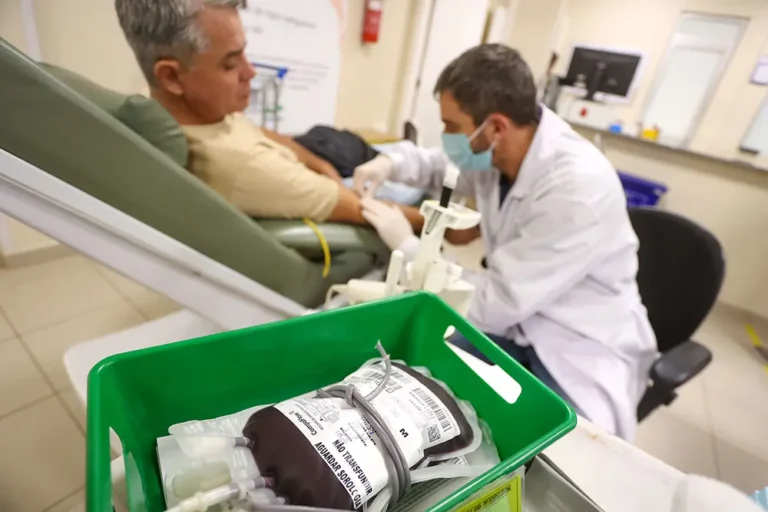 As doações podem ser realizadas em uma das 23 unidades da rede estadual de hematologia, que prestam atendimento para mais de 380 hospitais
