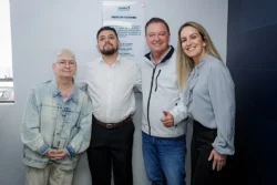 Prefeito Helder Lazarotto inaugurou a sede própria do Procon em Colombo, em cerimônia que contou com a presença da chefe do Departamento do Procon do Paraná, Cláudia Silvano, e da procuradora-geral do município, Greice Bodziak