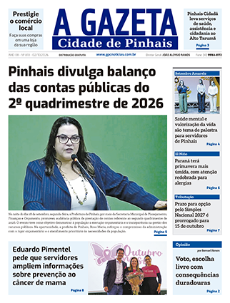 A Gazeta Cidade de Pinhais - Edição 813